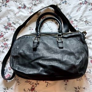 Liebeskind Berlin - Black Leather Handbag with Detachable Strap